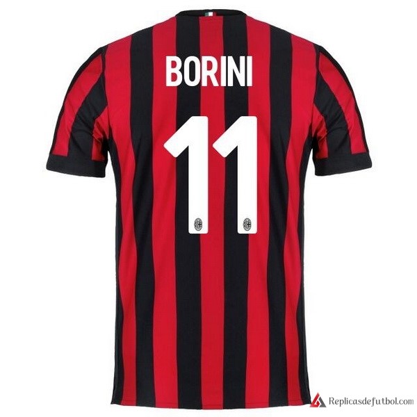 Camiseta Milan Primera equipación Borini 2017-2018